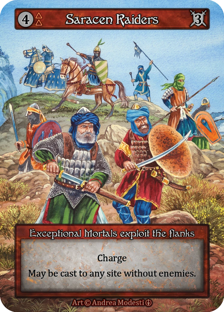 Saracen Raiders — Arthurian Legends Standard
