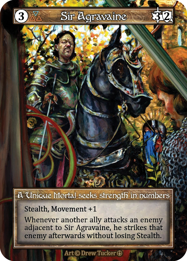 Sir Agravaine — Arthurian Legends Foil