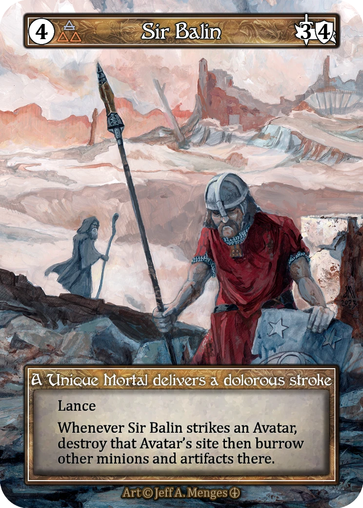 Sir Balin — Arthurian Legends Foil
