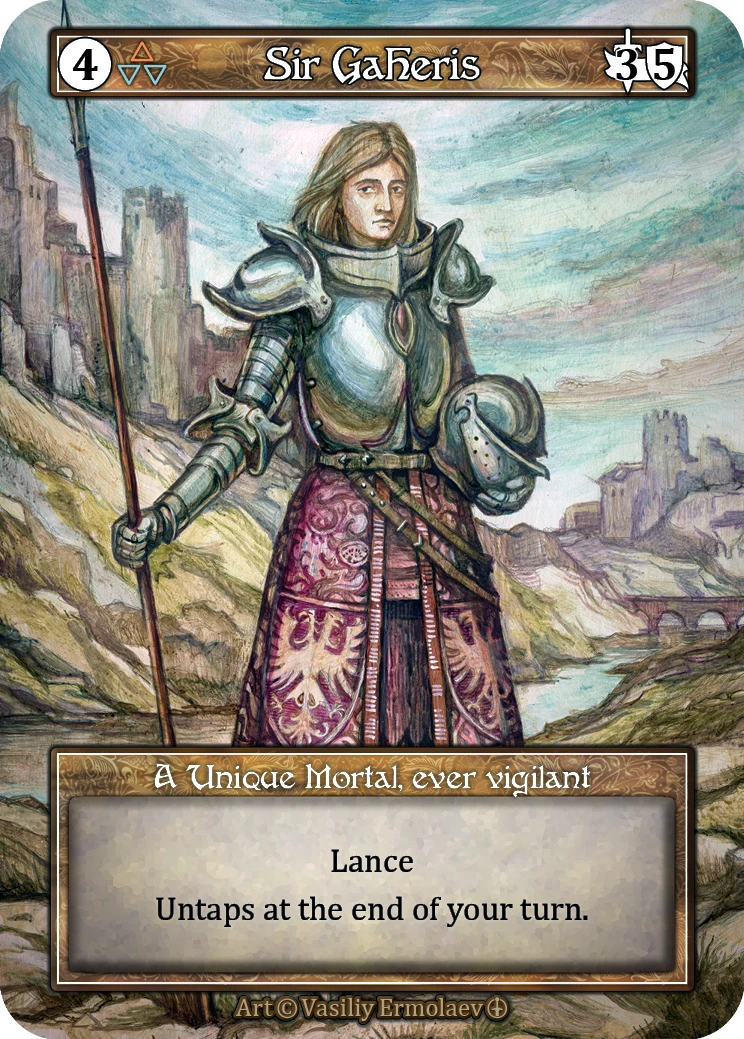 Sir Gaheris — Arthurian Legends Foil