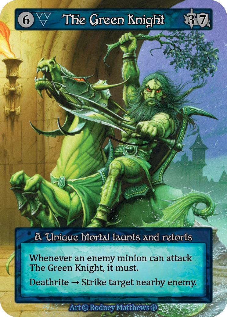 The Green Knight — Arthurian Legends Standard