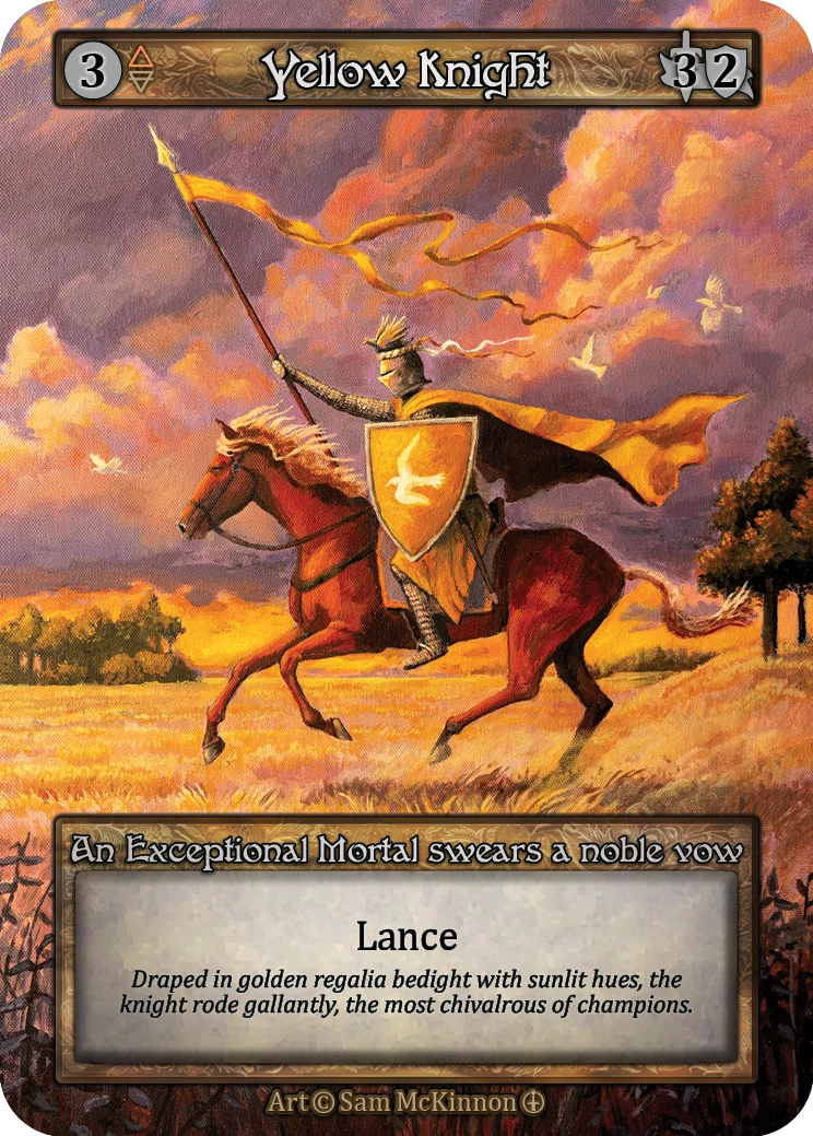 Yellow Knight — Arthurian Legends Standard