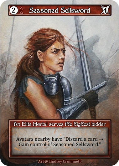 Seasoned Sellsword — Beta Foil